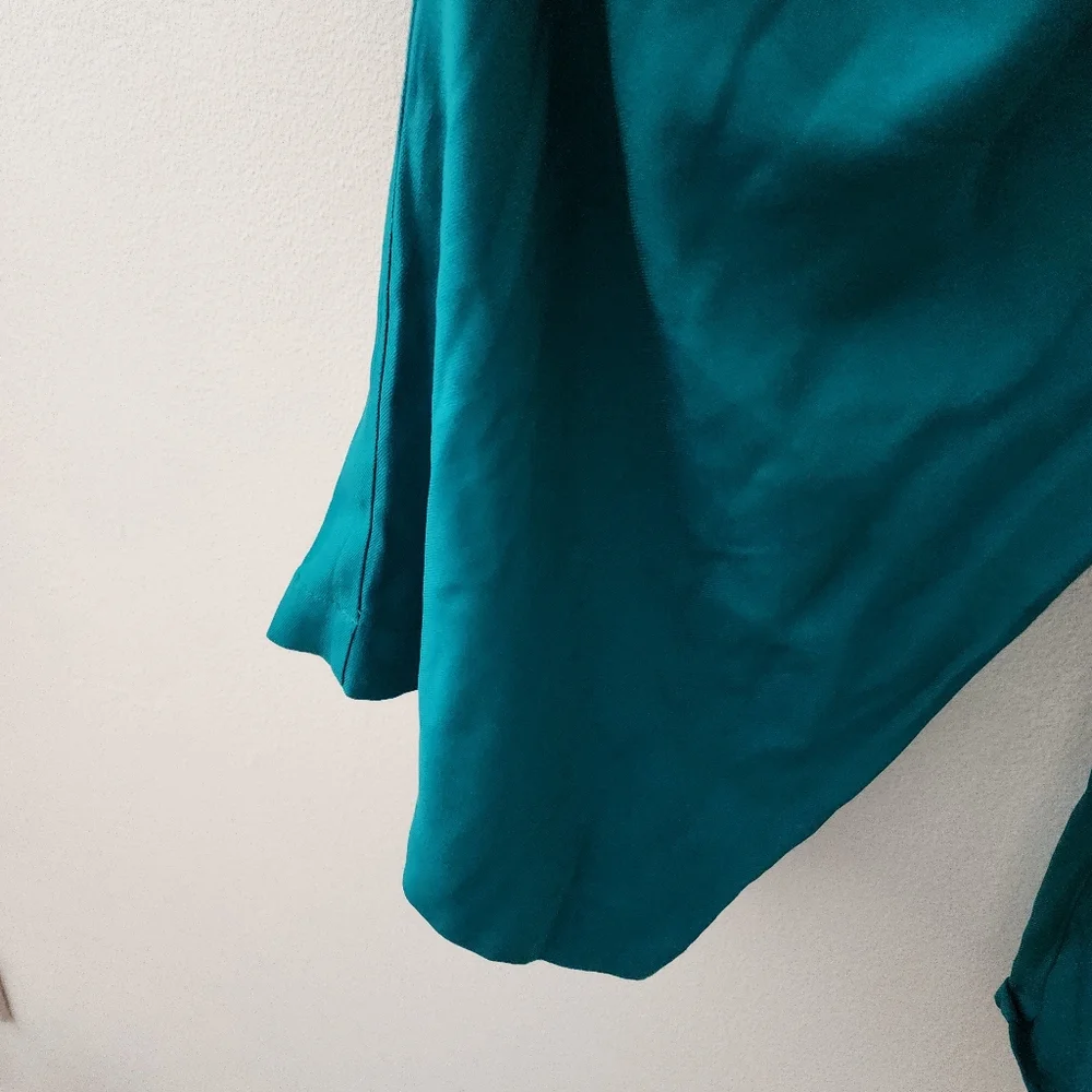 Shinestar | Green/Teal Gaucho Style Pants - Picture 4 of 6